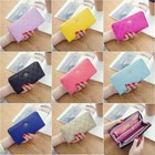 Ladies Women Leather Wallet Long Zip Purse Card Phone Holder Case Clutch Handbag