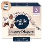  2 Pack  Millie Moon Luxury Diapers  Size 3  80 Count  select For More Options 
