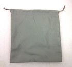 Gray Cotton Cloth Drawstring Bags Bulk Wholesale - Pack Of 100 - Size 11 x 11 