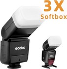 Flash Diffuser Light Softbox  3-pack  For Speedlight Photography Accessories  Co
