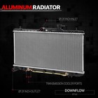 Fits 2001-2005 Hyundai Accent 1 6l I4 4cyl Aluminum Factory Replacement Radiator