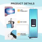 Stun Gun 800-380 Bv Mini Rechargeable Led Flashlight Blue