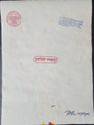 Collection Peter Max  Painting On Paper  handmade  Signed   Stamped  Mixed Media