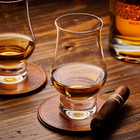 Whiskey Glasses Set Of 2 - Clear Shot Glasses Bar Set Snifter Glass  Tasting    