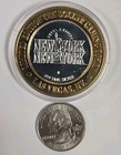  10 Casino Gaming Token Las Vegas Solid  999 Ag Silver New York New York Hamilto