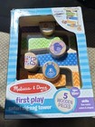 Melissa And Doug First Play Wooden Safari Zig-zag Tower With 4 Rolling Pieces