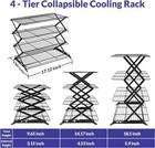 H e 2 3 4-tier Upgraded Collapsible Cooling Rack