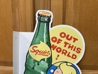Squirt Soda Flange Sign Astronaut Out Of World Bottle Vintage Style Wall Decor