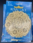 Royal Lace  Medallion Round Foil Doilies  Gold  4  Plus White And Red 58 Packs