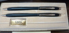 Vintage Cross Classic Black Ballpoint Pen   Pencil Set 2501 With Box
