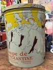 Vtg Sherry Lehmann Nyc Metal Tin Wine Troupe De Mille Eglantine Le Can Toulouse