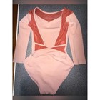 Tiger Friday 3 4 Sleeve Dance Leotard Pink mauve Size Adult Small