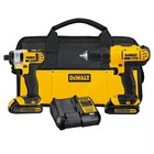 Sale-dewalt 20v Max Cordless Drill And Impact Driver Combo Kit 2 Tool 2 Battery