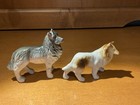 Vintage  Porcelain Collie Figurines  Set Of 2