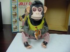 Vintage Daishin Musical Jolly Chimp   Monkey Clapping Cymbals Mint Cond   Works