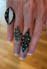 Vintage Native American  navajo  Zuni  Taxco  Turquoise Silver Jewelry