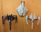Hot Wheels Star Wars Lot 11 Starships Millennium Falcon Tie X-wing Firespray Etc