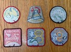 Vintage Nasa Lot Of 6  Mercury Space Mission Patches 3 4 6 7 8 9