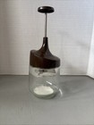 Vtg Gemco Nut  food Chopper Stainless Steel Blade Brown Lid Made In Usa