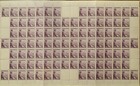 Stamp Germany Bohemia Czechoslovakia Mi 126-7 Sheet 1943 Wwii Adolf Hitler Mnh