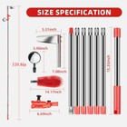 10 2ft Gutter Cleaning Tools From The Ground With Gutter Brush Cleaning Tool