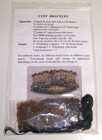 Brenda Franklin Designs Cuff Bracelet Two Knitting Bead Kit Gold   Black