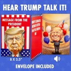 Joyadora Donald Trump Birthday Card Talking - Trump Merchandise Gift  Funny Birt