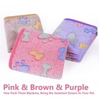 Leapsheep 3pk Bone Pet Blanket For Dogs   Cats - Super Soft Fluffy