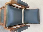 Early Koken Congress Antique Barber Chair Wood Brass