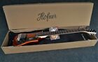 Hofner Hct-sh-mo Shorty Travel Electric Guitar Metalic Orange With Gig Bag