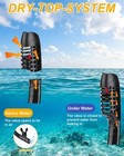 Dry Snorkel Easy Breath Diving Snorkel For Snorkeling Scuba Diving Swimming W   