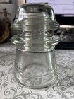 Vintage Hemingray  16 Clear Glass Insulator Made In U s a   5-44
