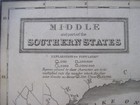 Original 1830 Hand-colored Map Counties Coal Mines Erie Canal Ny Pa Nj Md De Va