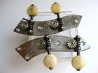 Antique 19th Century Fiddle Violin Geared Tuners Set For Project Upgrade