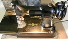 1951 Singer 221-1 Featherweight Sewing Machine W  Case  ak075125    Un-tested
