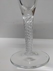 Vtg Blenko Colonial Williamsburg Air Twist Stem Wine Glass 6 1 2   