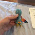 1950 -60 s Vintage Marx Or Linemar Tin Litho Wind-up Hopping Bird Toy