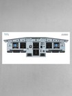 Airbus A320 Cockpit Poster Training Panels Free Shipping 