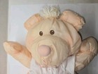 Fisher Price Vintage 1986 Puffalump Orange Peach Bear Cub  8006 W  Outfit 17 