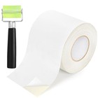  6 Inch X 50 Feet Rv Roof Tape With Roller  White Waterproof Butyl Sealant 