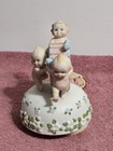 1985 Jesco Original Kewpie By Rose O neill Parade Of Love Musical Figurine  5167