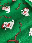 Christmas Print Tablecloth  Cotton Blend  Washable  40 X 37 5  In  Green  New