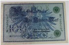 1908 German Empire 100 Mark Banknote  All Very Good Condition 