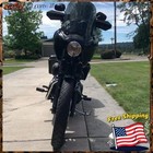 For Harley Dyna Wide Glide 2006-2017 Front Fairing W  15   Windshield Windscreen