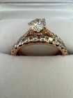 14k Rose Gold 2 Piece Engagement Set