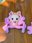 Vintage Style Octopus   Squid Chalkware Wall Plaques Anthropomorphic Art