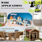 Cordless High Pressure Spray Gun Airless Paint Sprayer For Ryobi 18v Battery New