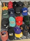 Lot Of 34 Hats Mix Of Vintage To Modern Sports Advertising