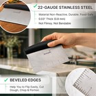 Stainless Steel Metal Griddle Scraper Chopper - 16 5 Cm X 10 5 Cm  Ph Scraper
