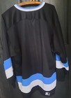 Starter Atlanta Knights Xl Vintage 90s Ice Hockey Jersey Black Blue   White Ihl